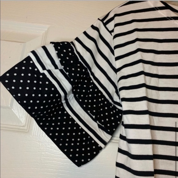 Romeo & Juliet Striped Polka Dot Dress Small - Picture 5 of 7